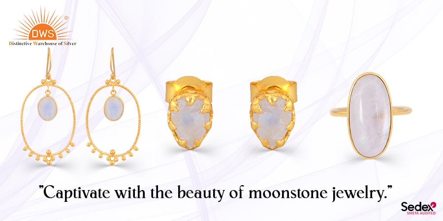 Captivate with the beauty of moonstone jewelry